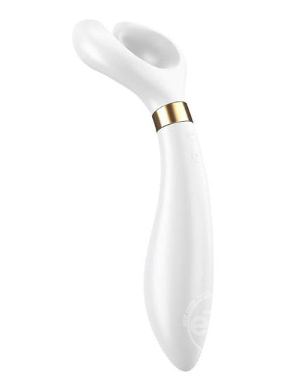 SATISFYER "ENDLESS FUN" SILICONE MAGNETIC USB RECHARGE MULTIFUCTIONAL VIBRATOR te