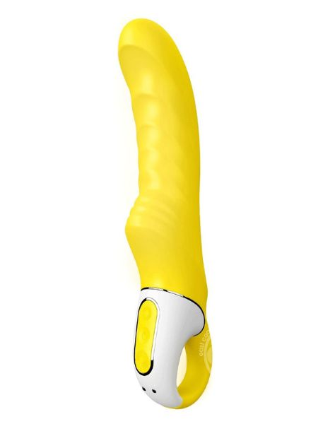 SATISFYER "YUMMY SUNSHINE" G-SPOT VIBRATOR WATERPROOF - YELLOW