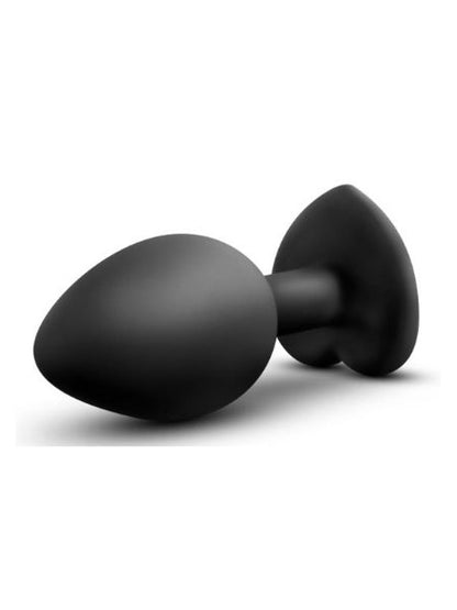 TEMPTASIA BLING PLUG SILICONE BUTT PLUG - BLACK