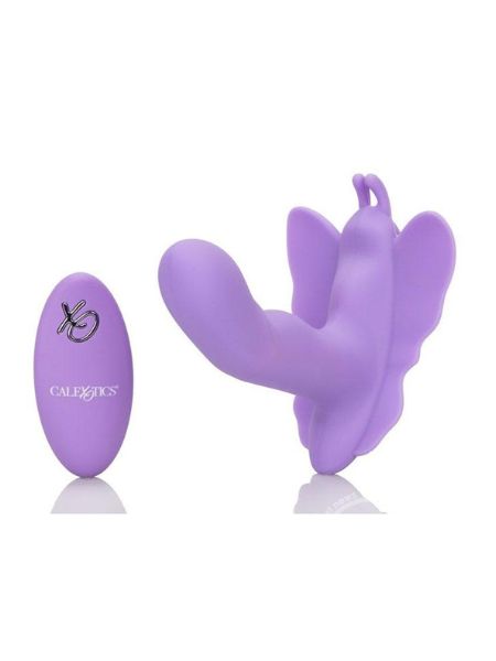 BUTTERFLY ROCKING PENIS SILICONE RECHARGEABLE STRAP-ON WITH REMOTE CONTROL