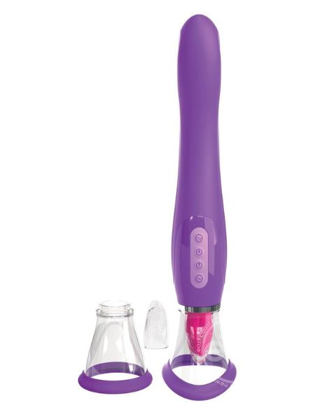 HER ULTIMATE PLEASURE SILICONE VIBRATING MULTI-SPEED USB RECHARGEABLE CLIT STIMULATIOR