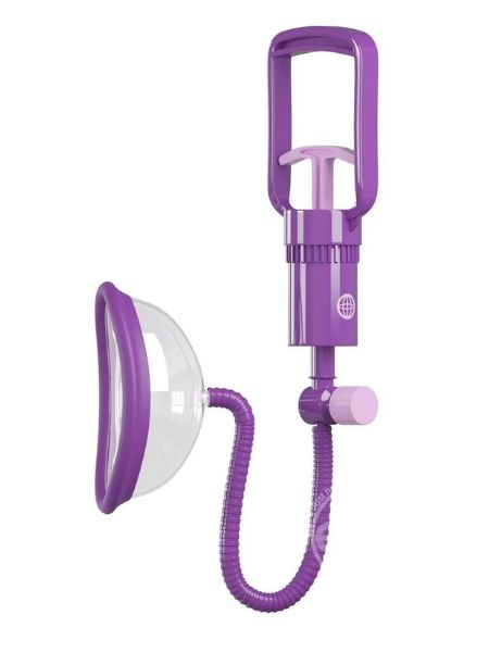 MANUAL PUSSY PUMP - PURPLE/CLEAR