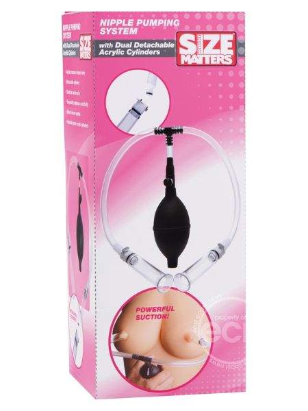 NIPPLE PUMPING SYSTEM WITH DUAL CYLINDERS