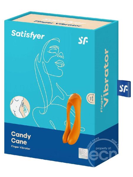 SATISFYER "CANDY CANE" SILICONE RECHARGEABLE MINI VIBRATOR