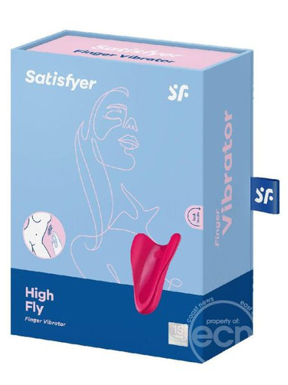 SATISFYER "HIGH FLY" SILICONE RECHARGEABLE HAND MASSAGER