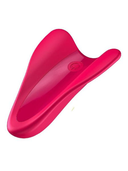 SATISFYER "HIGH FLY" SILICONE RECHARGEABLE HAND MASSAGER