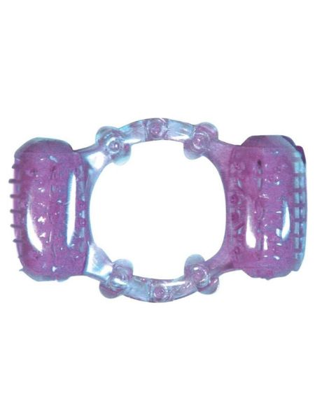 DOUBLE DINGER DUAL VIBRATING COCK RING