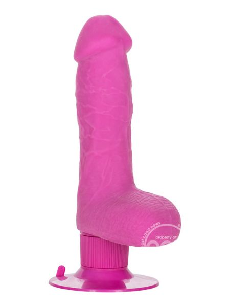 SHOWER STUD BALLSY DONG PURE SKIN VIBRATING DILDO WATERPROOF