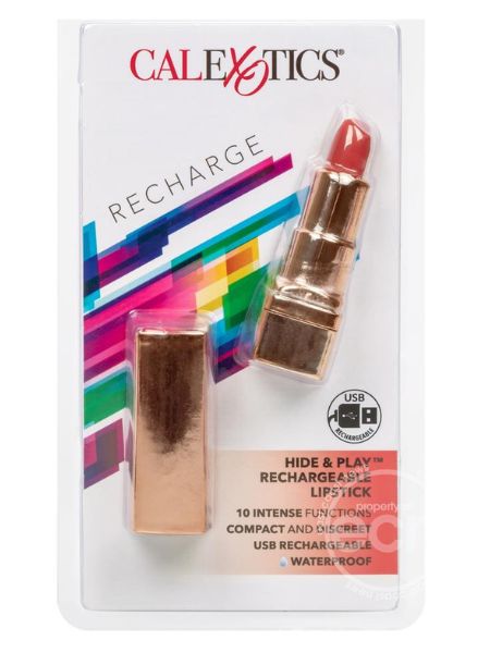 HIDE & PLAY RECHARGEABLE LIPSTICK - RED