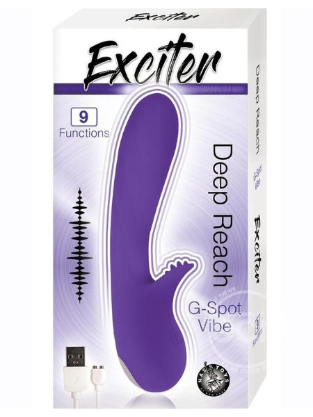 DEEP REACH G-SPOT RECHARGEABLE SILICONE  VIBERATOR