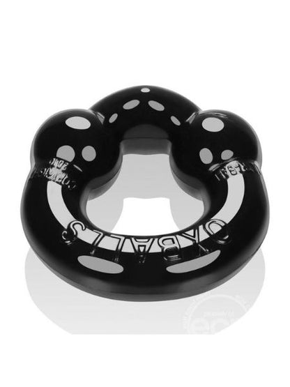 OXBALLS ULTRABALLS COCK RING SET ( 2 PACK )- BLACK AND CLEAR