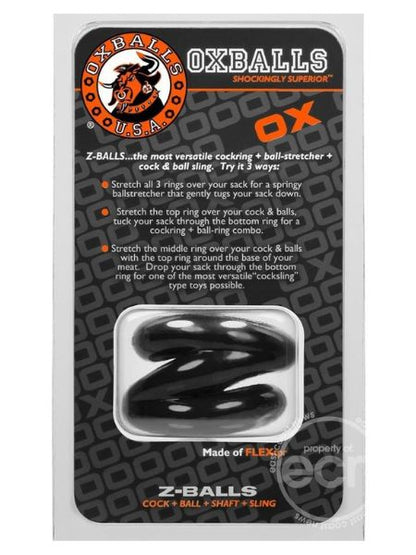 OXBALLS ATOMIC JOCK Z-BALLS COCK RING AND BALL STRETCHER