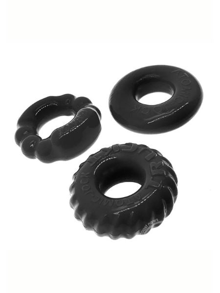 OXBALLS BONEMAKER COCK RING KIT ( 3 PACK )