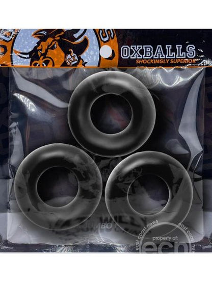 OXBALLS "FAT WILLY" JUMBO COCK RING KIT ( 3 PACK )