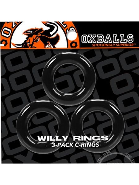 OXBALLS WILLY RINGS COCK RING ( 3 PACK )