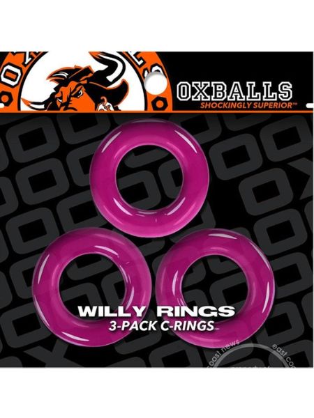 OXBALLS WILLY RINGS COCK RING ( 3 PACK )