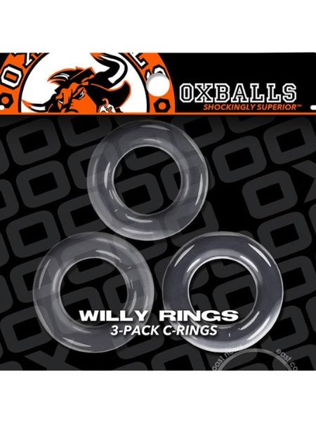 OXBALLS WILLY RINGS COCK RING ( 3 PACK )