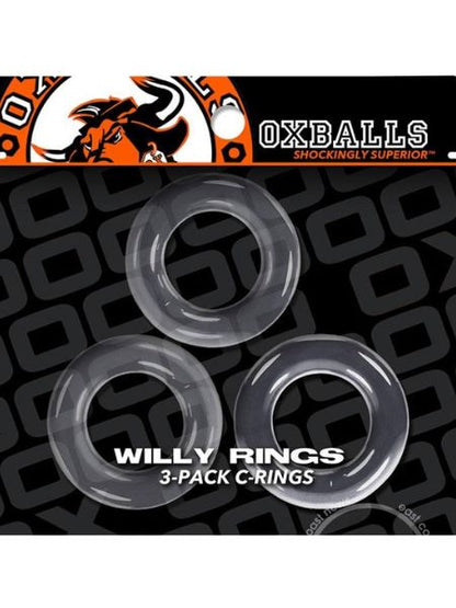 OXBALLS WILLY RINGS COCK RING ( 3 PACK )