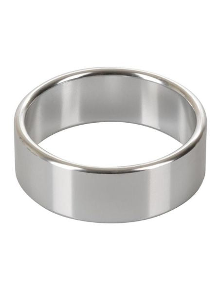 ALLOY METALLIC COCK RING EXTRA LARGE - 2.0 IN SILVER