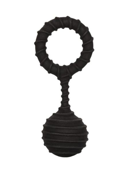 COLT WEIGHTED RING XL-LARGE SILICONE - BLACK