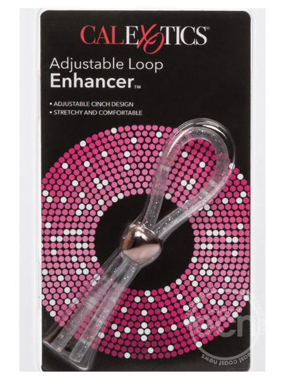 ADJUSTABLE LOOP ENHANCER COCK RING -CLEAE