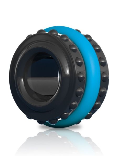 SIR RICHARD'S CONTROL PRO PERFORMANCE BEGINNERS COCK RINGS BLACK/BLUE