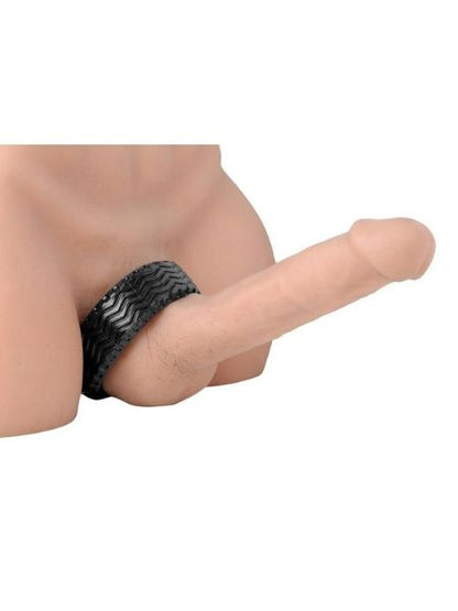 MASTER SERIES TREAD ULTIMATE TIRE COCK RING - BLACK