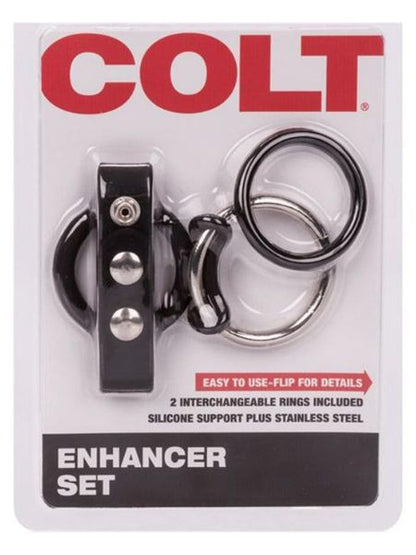 COLT ENHANCER SET COCK RING - BLACK