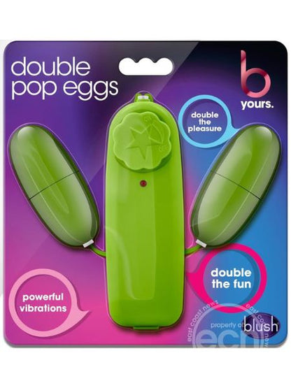 DOUBLE POP EGG WITH REMOTE CONTROL VIBRATING