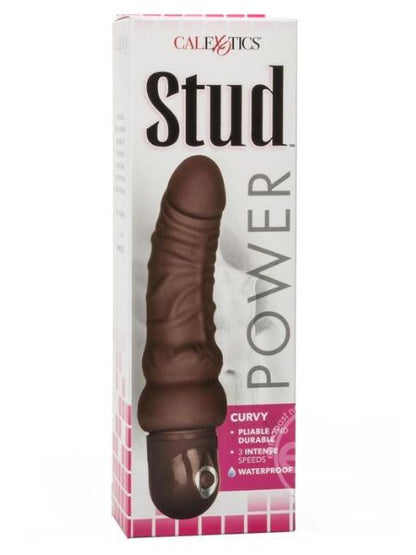 POWER STUD CURVY VIBRATING DILDO