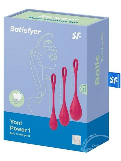 SATISFYER "YONI POWER 1" SILICONE BEN WA BALLS SET