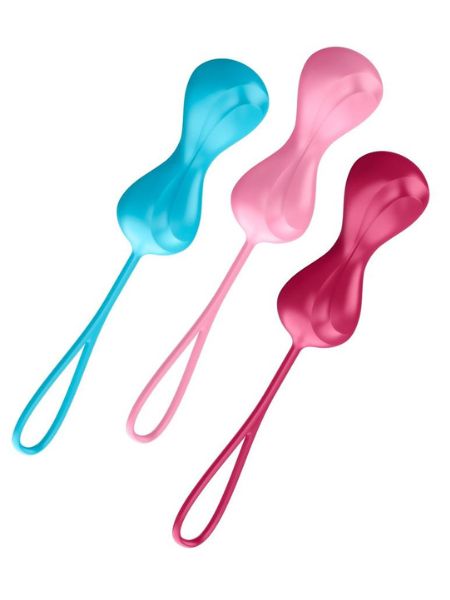 SATISFYER POWER BALLS SET OF 3 FEMALE STIMULATOR