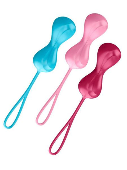 SATISFYER POWER BALLS SET OF 3 FEMALE STIMULATOR