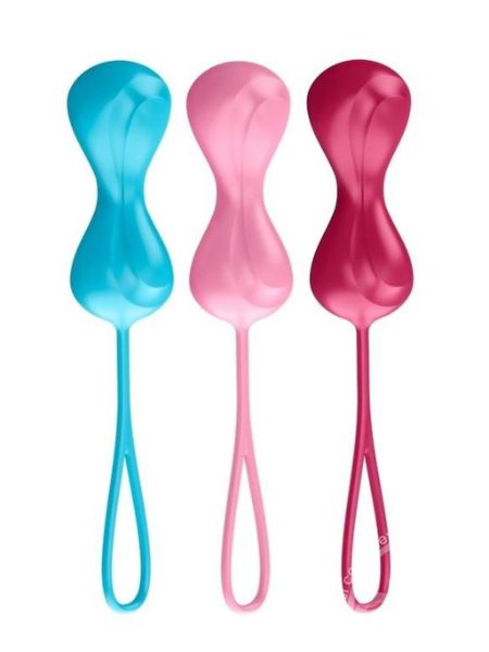 SATISFYER POWER BALLS SET OF 3 FEMALE STIMULATOR