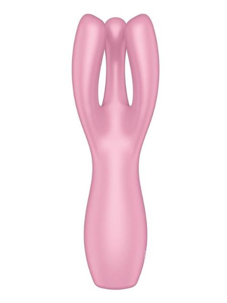 SATISFYER "THREESOME 3" RECHARGEABLE SILICONE STIMULATOR