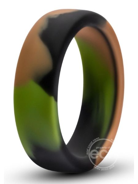 PERFORMANCE SILICONE CAMO COCK RING - GREEN CAMOUFLAGE