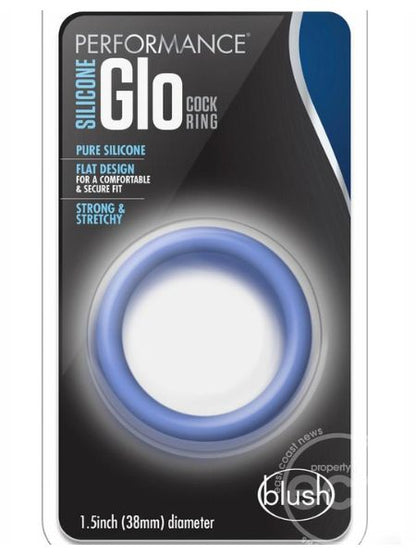 PERFORMANCE SILICONE COCK RING - BLUE