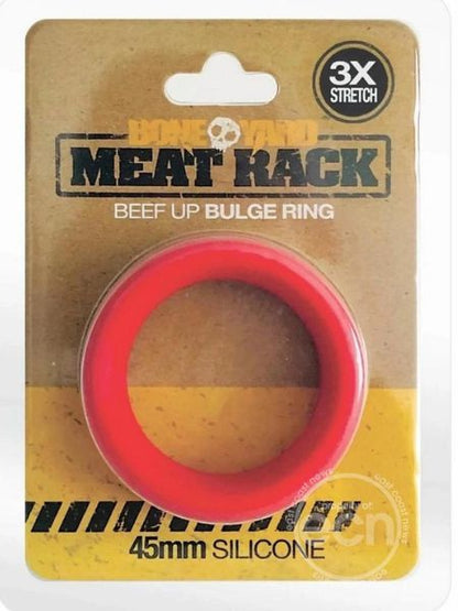 BONEYARD MEAT RACK BEEF UP BULGE 3X STRETCH SILICONE COCK RING