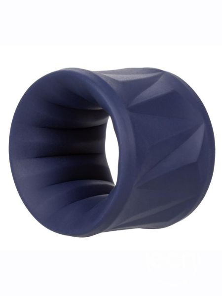 VICEROY REVERSE STAMINA SILICONE COCK RING - BLUE