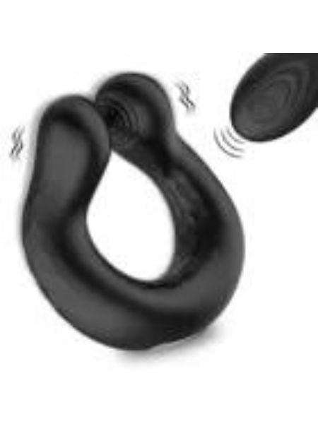 REMOTE CONTROL VIBRATING COCK RING, CLITORAL STIMULATION VIBRATOR FOR COUPLE