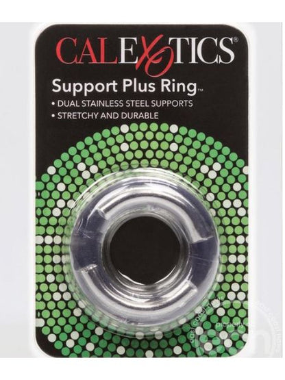 SUPPORT PLUS ENHANCER COCK RING - CLEAR