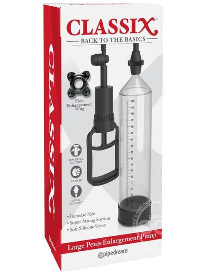 PENIS ENLARGEMENT PUMP - LARGE - CLEAR