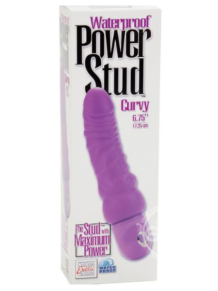 POWER STUD CURVY VIBRATING DILDO