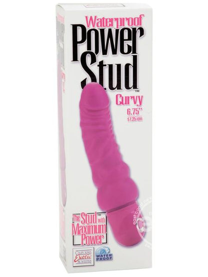 POWER STUD CURVY VIBRATING DILDO