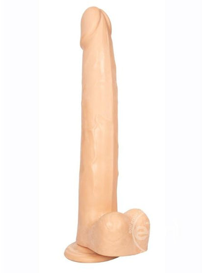 SIZE QUEEN DILDO WITH BALLS 12 INCH