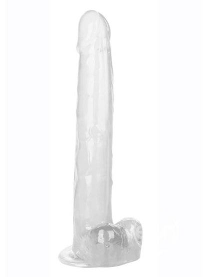 SIZE QUEEN DILDO WITH BALLS 12 INCH