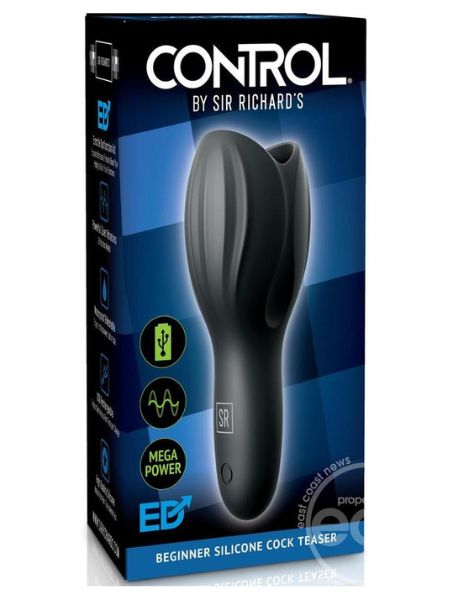 CONTROL SILICONE COCK TEASER MASTURBATOR RECHABLE