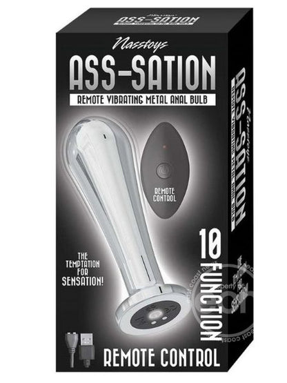 ASS-SATION REMOTE CONTROL VIBRATING METAL ANAL BULB