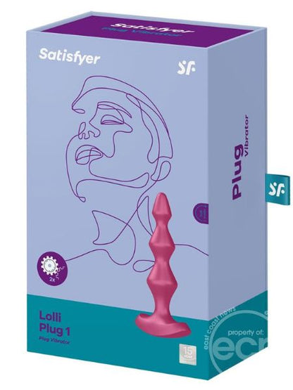 SATISFYER "LOLLI - PLUG 1" SILICONE BASED ANAL PLUG