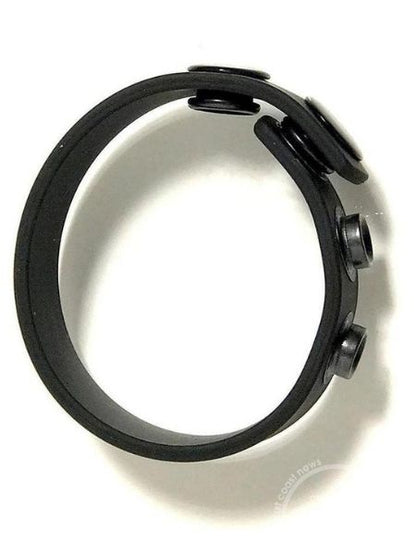 BONEYARD SILICONE BALL STRAP 3 - SNAP RING - BLACK